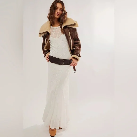 FREE PEOPLE | ✨NEW✨ Cypress Lace Maxi in Optic White - Picture 3 of 6